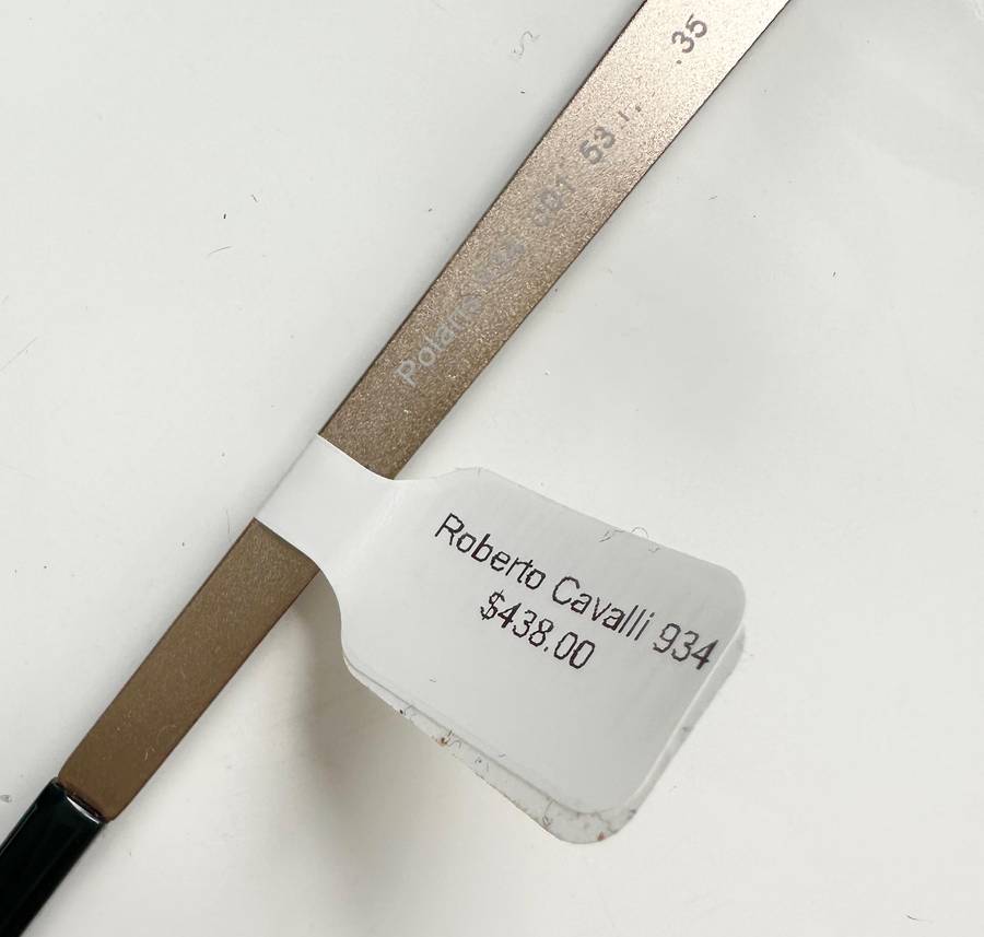 LUXURY ROBERTO CAVALLI POLARIS RC934 BLACK & GOLD - WITH CASE