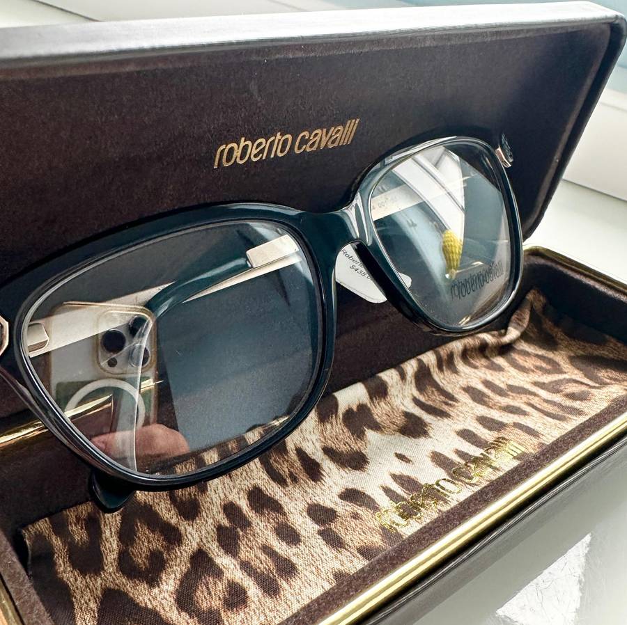 LUXURY ROBERTO CAVALLI POLARIS RC934 BLACK & GOLD - WITH CASE