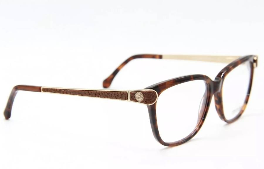 ROBERTO CAVALLI 934 052 POLARIS HAVANA EYEGLASSES AUTHENTIC RX 53-15 - DEMO MODEL