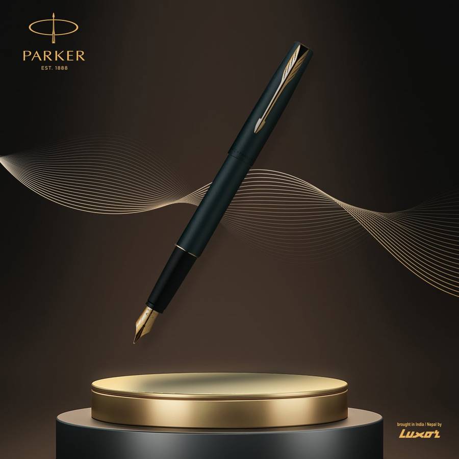 PARKER FRONTIER MATTE BLACK FOUNTAIN PEN