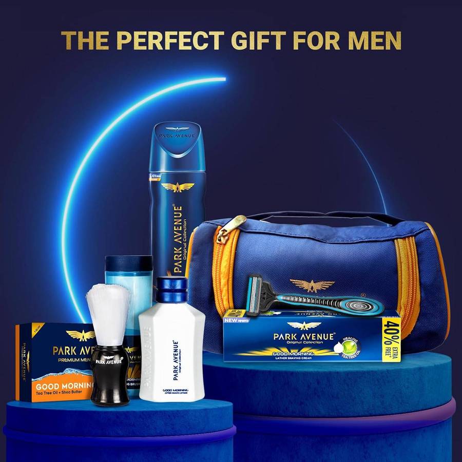 Park Avenue Good Morning Grooming Collection 7 in-1 Combo Grooming Kit for Men |