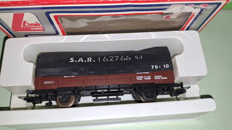 LIMA SAR HO Scale - SJ Coal Wagon with Tarpaulin BOXED