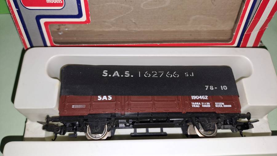 LIMA SAR HO Scale - SJ Coal Wagon with Tarpaulin BOXED