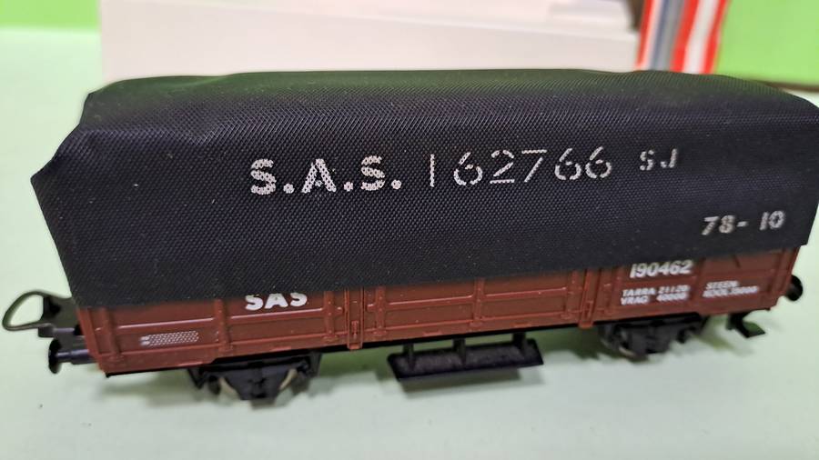 LIMA SAR HO Scale - SJ Coal Wagon with Tarpaulin BOXED
