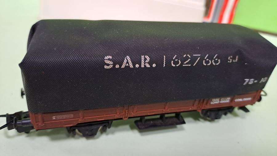 LIMA SAR HO Scale - SJ Coal Wagon with Tarpaulin BOXED