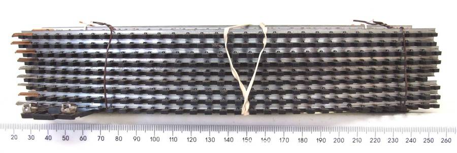 LIMA HO: 9x Curved(403030) + 10x Strait (3020)Steel Track in Good Used un-boxed condition.(Italy)