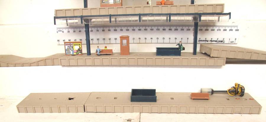 VOLLMER HO: On Auction is this Station Platform in Fair Used and Boxed Condition.