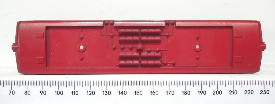 LIMA HO: Red SAR ` Trans Karoo` E5 Locomotive Body in Good condition for Parts or Repair.(Italy)