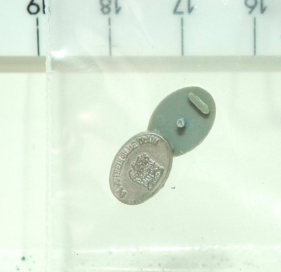 LIMA HO: 1pr SAR E5 " Blue Train" Loco Badges  in Good condition for Parts.(Italy)