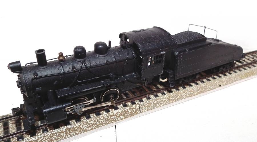 MANTUA HO:  Vintage All Metal 0-4-0 American  Steam Loco in Fair Running Condition.(USA)