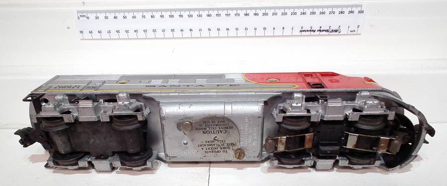 Lionel O Vintage Santa Fe Super Chief Loco Set Good Used Un-Boxed Condition USA