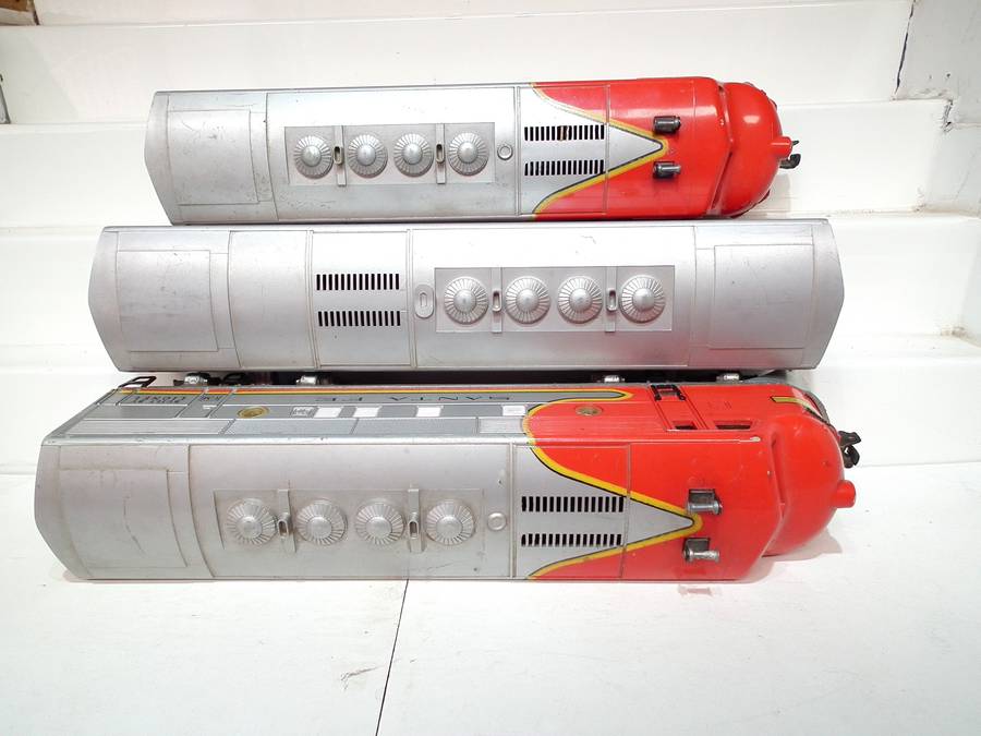 Lionel O Vintage Santa Fe Super Chief Loco Set Good Used Un-Boxed Condition USA