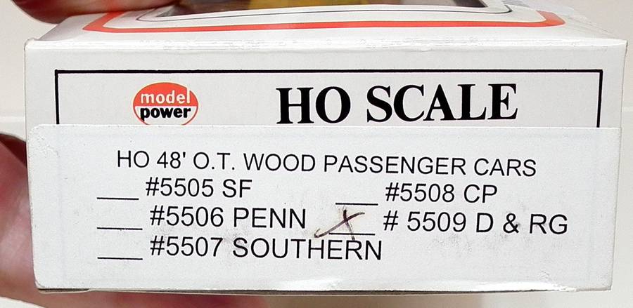 MODEL POWER HO:  Old Timer Passenger Coach in NEW Boxed condition.