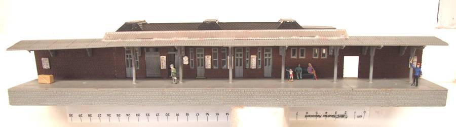 SCENERY N: This Very Nice Station Building is Available for Purchase in Fair Condition.