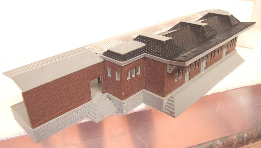 SCENERY N: This Very Nice Station Building is Available for Purchase in Fair Condition.