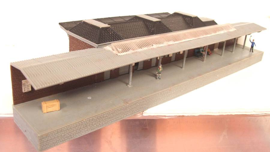 SCENERY N: This Very Nice Station Building is Available for Purchase in Fair Condition.