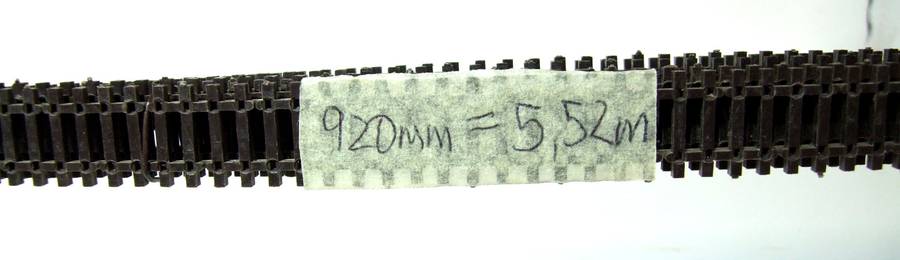 PECO N: This 6pc Nickel Silver Flex Track is in Fair Used Condition.(England)