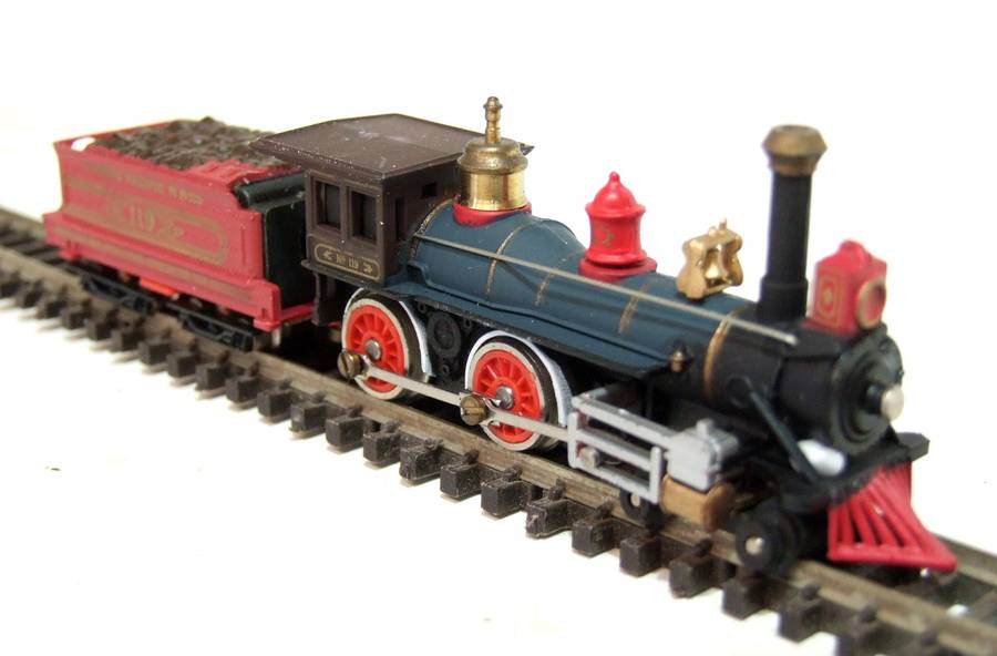 BACHMANN N:  Vintage "UNION PACIFIC RD" 4-4-0 Steam Locomotive in Good Boxed condition (USA)