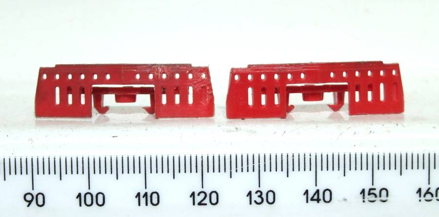 LIMA HO: SAR E5 `Trans Karoo` Locomotive cowcatchers in Fair un-boxed condition for Parts.(Italy)