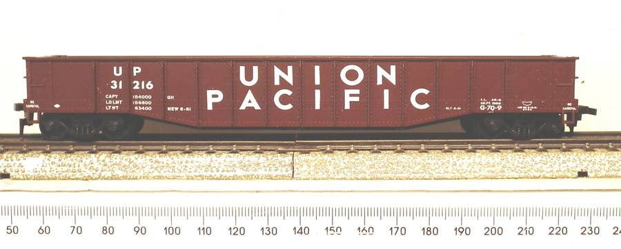 ATHEARN HO: UP 40' Gondola in New Old Stock Boxed condition.(USA)