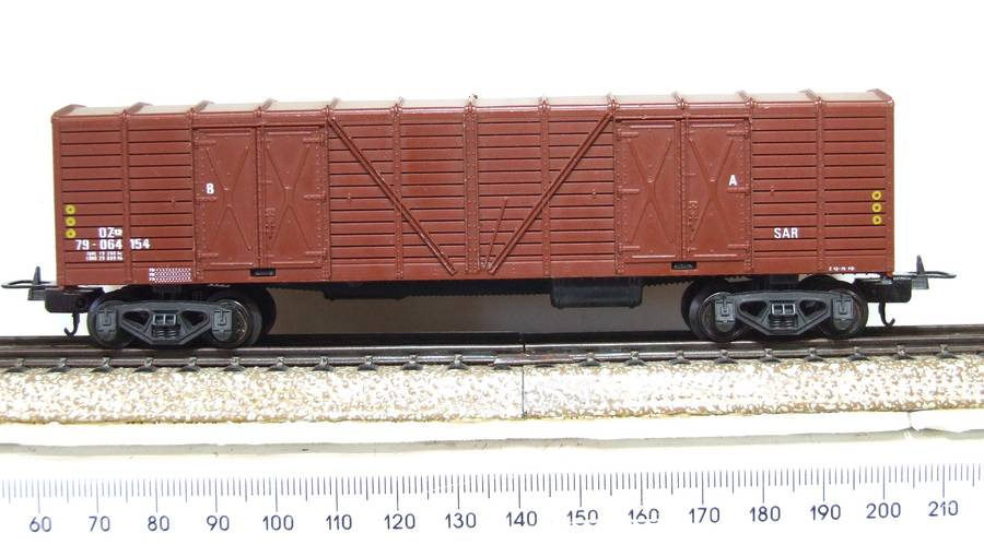 LIMA HO: SAR Brown OZ Wagon in Very Good Un-Boxed, Used Condition (Italy)
