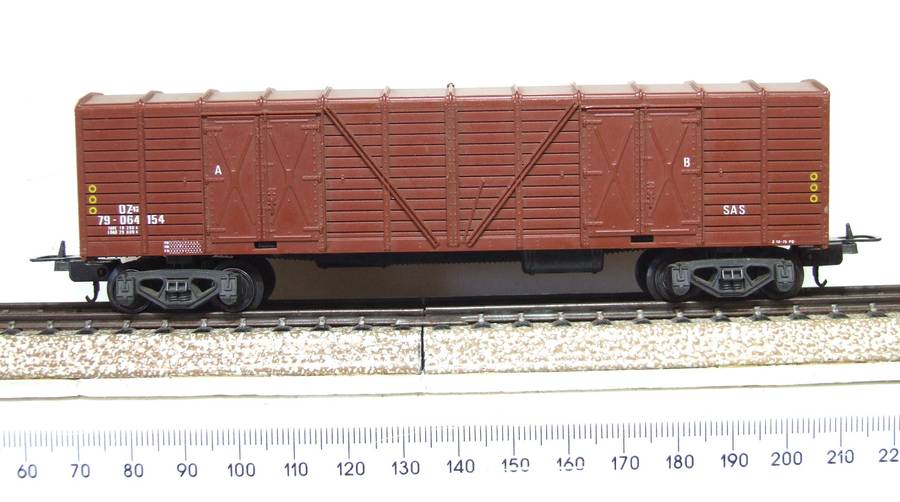 LIMA HO: SAR Brown OZ Wagon in Very Good Un-Boxed, Used Condition (Italy)