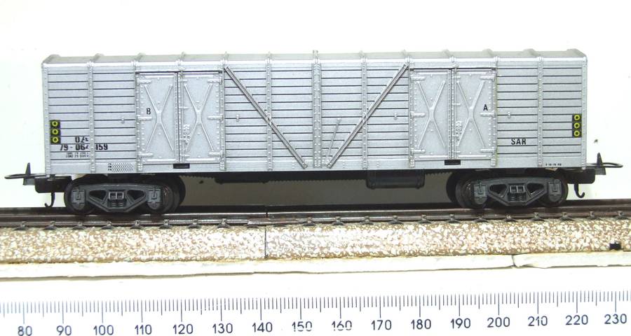 LIMA HO: SAR Silver OZ Wagon in Very Good Un-Boxed, Used Condition (Italy)
