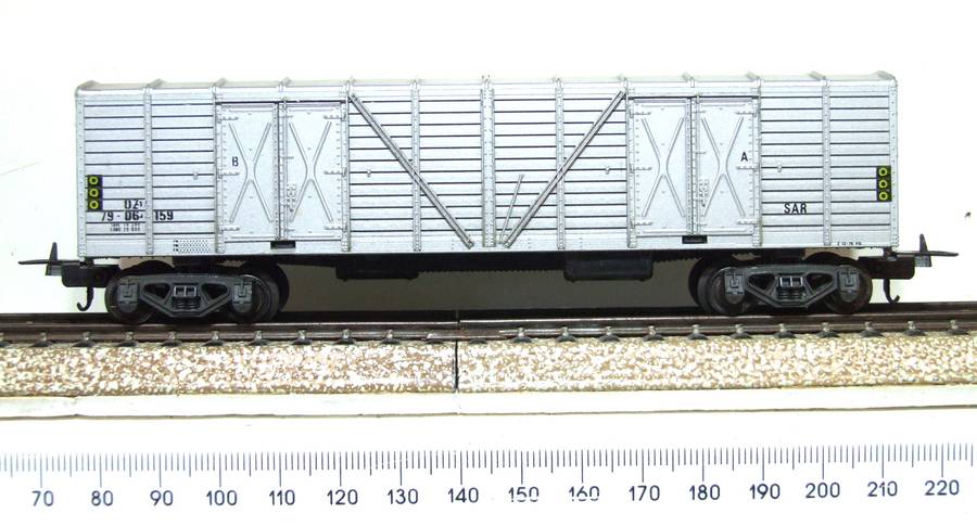 LIMA HO: SAR Silver OZ Wagon in Very Good Un-Boxed, Used Condition (Italy)