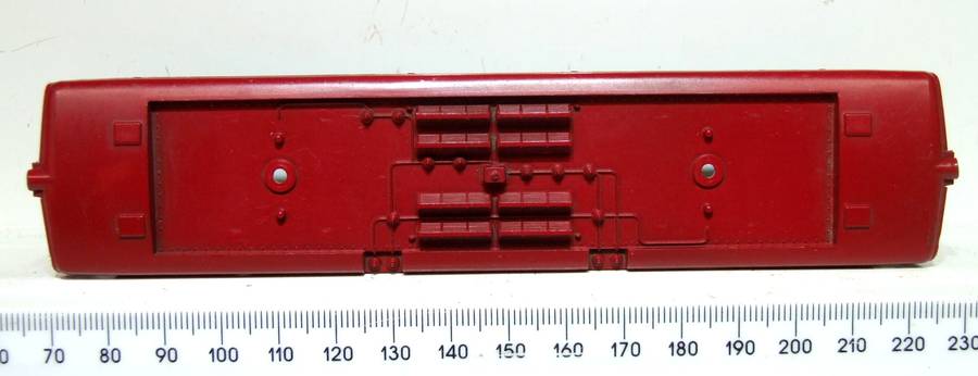 LIMA HO: Red SAR `Trans Karoo` E5 Loco Body in Very Good Condition for Parts or Repair.(Italy)