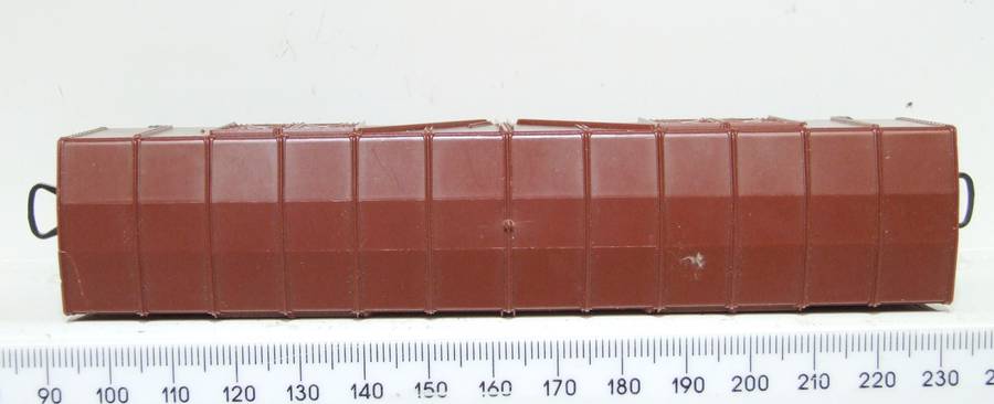 LIMA HO: SAR Brown OZ Wagon in Fair Boxed, Used Condition (Italy)