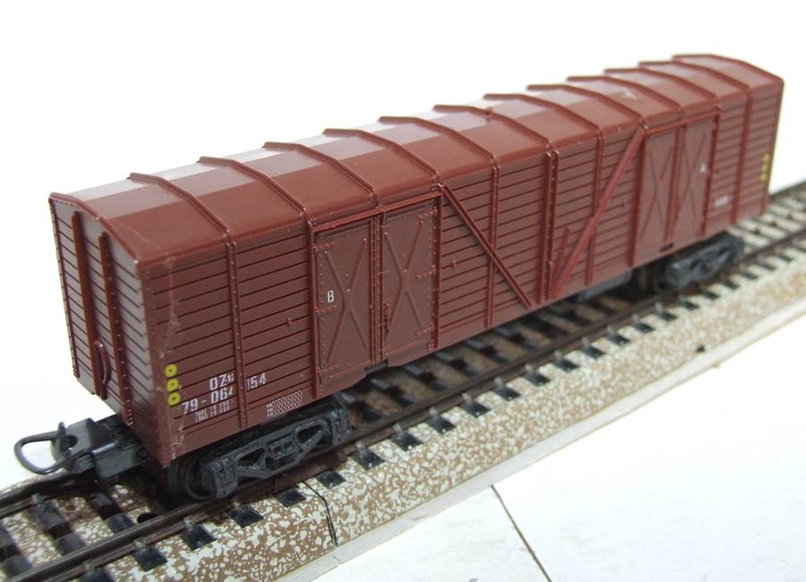 LIMA HO: SAR Brown OZ Wagon in Fair Boxed, Used Condition (Italy)