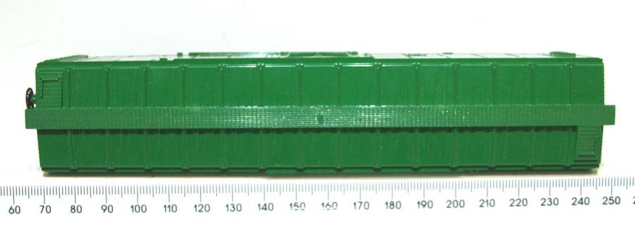 AHM HO: BURLINGTON 50' Box Car in New Old Stock Boxed condition.(USA)