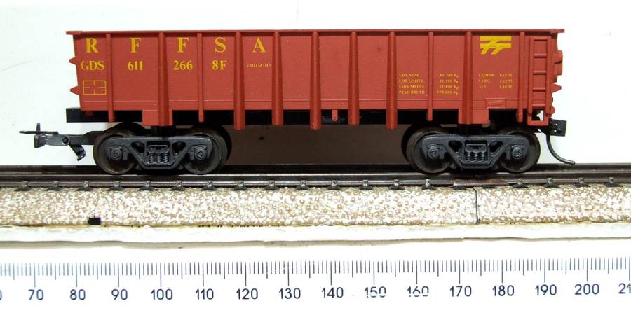 FRATESCHI HO: Coal Hopper with Different Couplings in Good Boxed, Used condition (Italy)