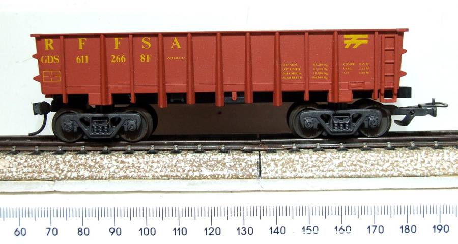 FRATESCHI HO: Coal Hopper with Different Couplings in Good Boxed, Used condition (Italy)