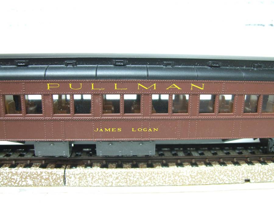 RIVAROSSI HO: Detailed US "PENCELVANIA" Passenger Coach with Lights in Good Un-Boxed condition.