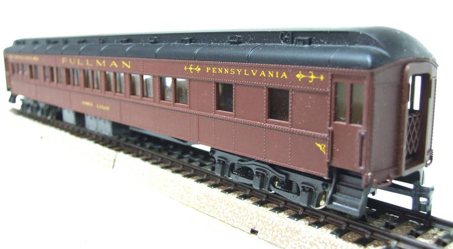 RIVAROSSI HO: Detailed US "PENCELVANIA" Passenger Coach with Lights in Good Un-Boxed condition.