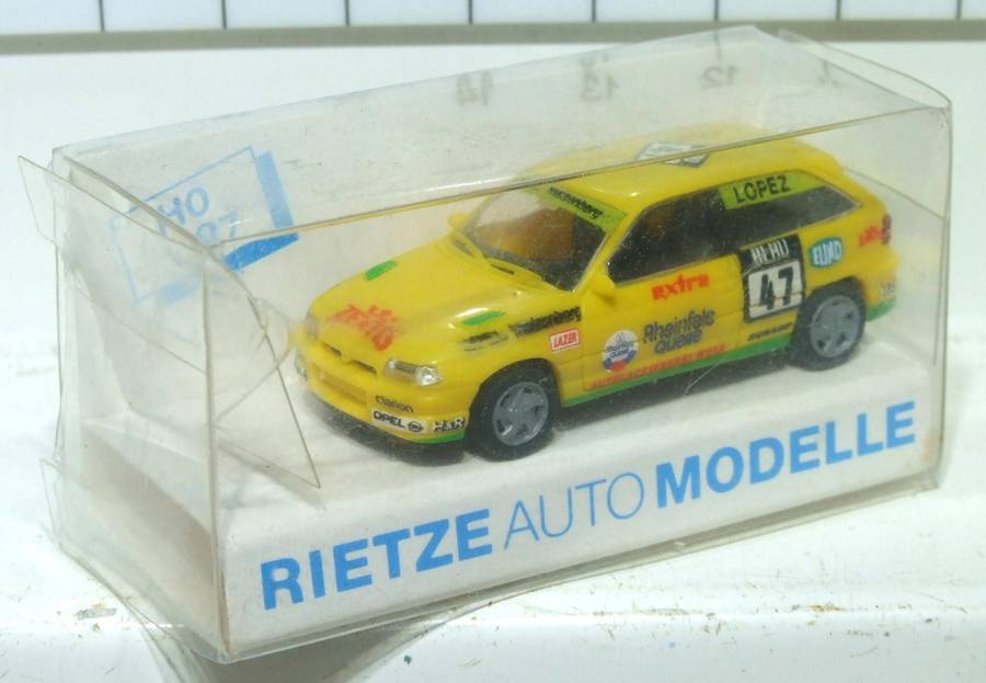 RIETZE HO: Highly Detailed OPEL ASSTRA Rally Car  in Like New Boxed Condition.(Germany)
