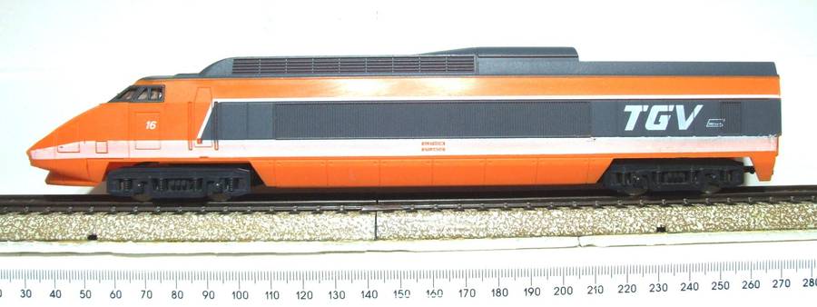 LIMA HO:  Vintage SNCF TGV High Speed Dummy Locomotive in Good Un-Boxed condition.