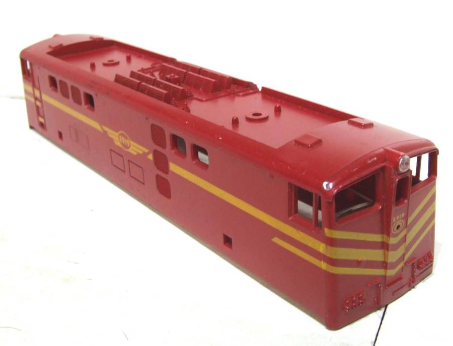 LIMA HO: Red SAR `Trans Karoo` E5 Loco Body in Very Good Condition for Parts or Repair.(Italy)