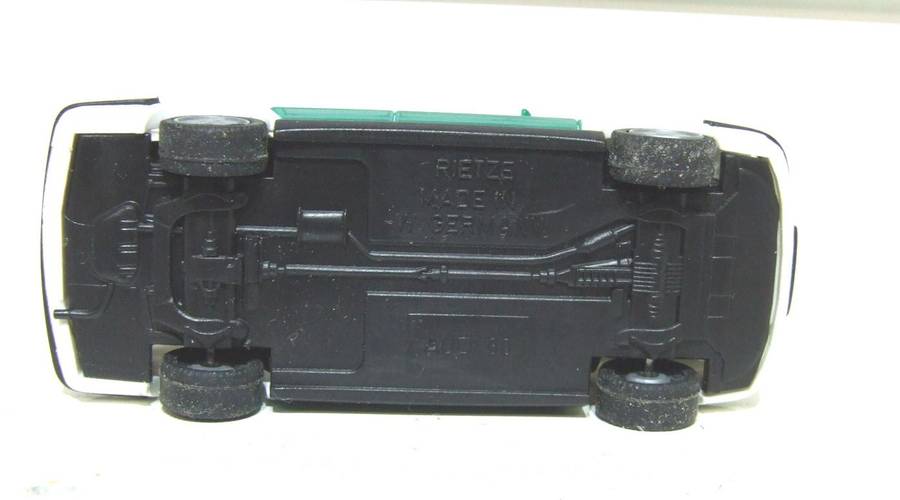 RIETZE HO: Highly Detailed AUDI 80 Polizei Car in Good Used Boxed Condition.(Germany)