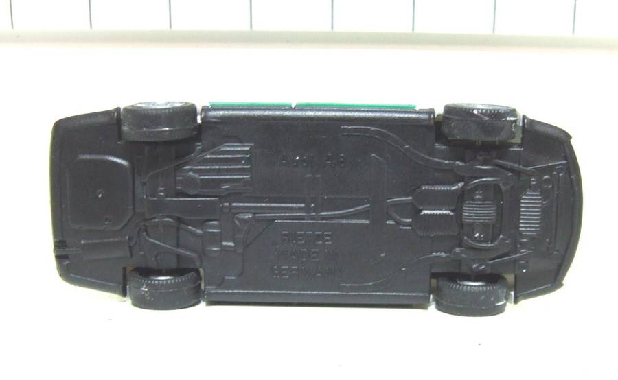 RIETZE HO: Highly Detailed AUDI A8 Polizei Car in Good Used Boxed Condition.(Germany)