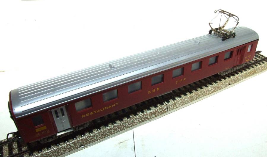 LIMA HO: Vintage SBB SWISS Restaurant Coach in Good, Un-Boxed condition(Italy)