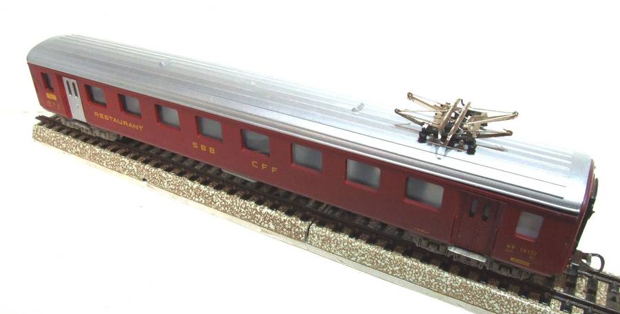 LIMA HO: Vintage SBB SWISS Restaurant Coach in Good, Un-Boxed condition(Italy)