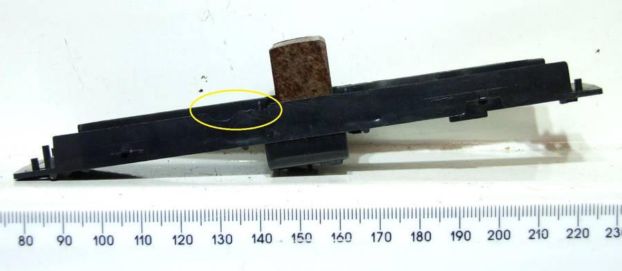 LIMA HO: SAR Power E5 Locomotive Chassis in Very Good condition for Parts.(Italy)