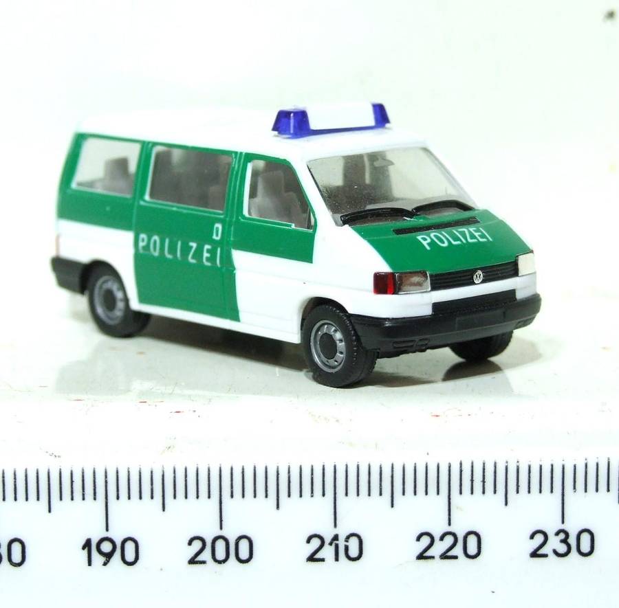 HERPA HO: Highly Detailed Polizei VW Transporter in Very Good Un-Boxed Condition.(Germany)