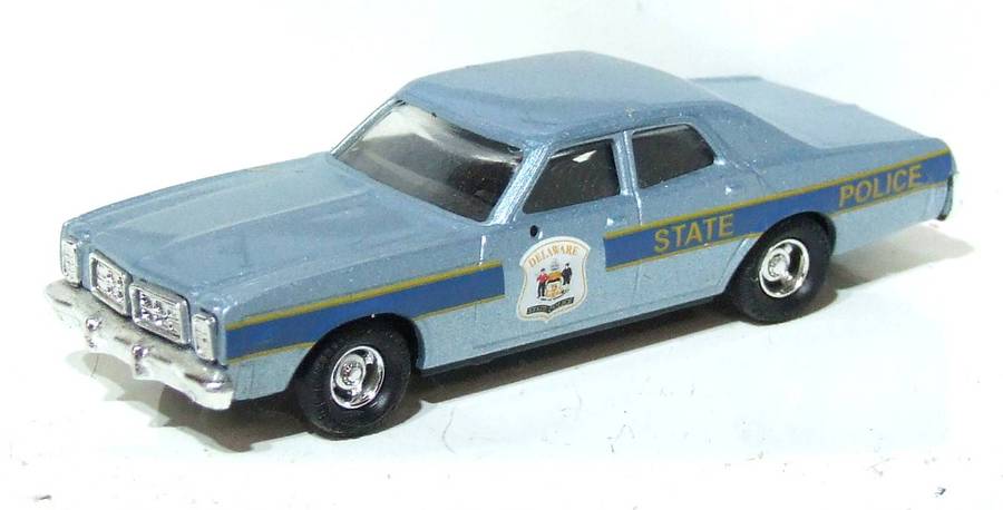 BUSCH HO: Highly Detailed Dodge Plymouth State Police Car  in  Fair Un-Boxed Condition.