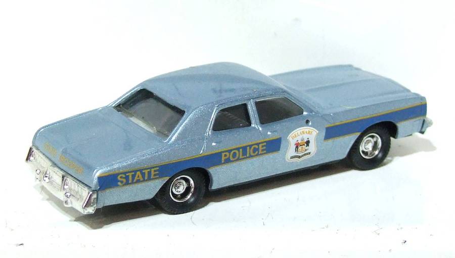 BUSCH HO: Highly Detailed Dodge Plymouth State Police Car  in  Fair Un-Boxed Condition.
