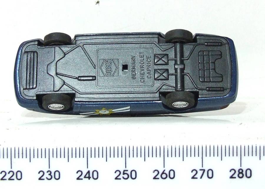 BUSCH HO: Highly Detailed Chevrolet Caprice Highway Patrol Car  in  Fair Un-Boxed Condition.