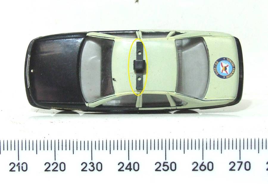BUSCH HO: Highly Detailed Chevrolet Caprice State Trooper Car  in  Fair Un-Boxed Condition.