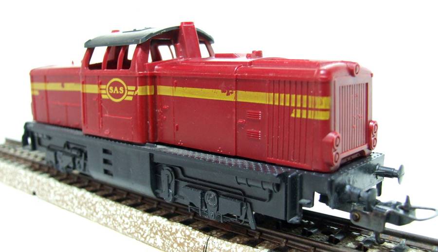 LIMA HO:  SAR Diesel Locomotive in Fair, Un-boxed and Used Condition(Italy)